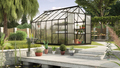 Växthus Uranus 9900 Svart Poly Sockel 9,9 m² Vitavia
